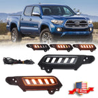 Switchback LED Fog/DRL Kit with Sequential Turn Signal for Toyota Tacoma (2016–2023)