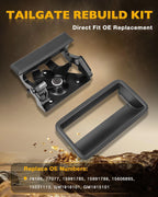 Tailgate Handle Latch Bezel Rebuild Kit for Chevy C/K 1500 2500 3500 (1988-2002)