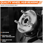 Front Right Loaded Wheel Bearing Hub Knuckle Assembly for Honda Accord (2013–2016)