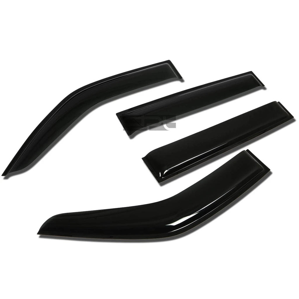2X Window Visor/Wind Deflector for Mitsubishi Montero (1997–2004) Smoke Tint