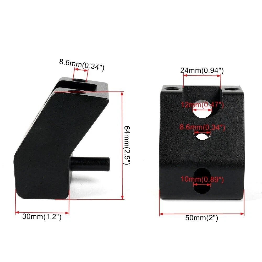 1.25" Front Seat Riser Spacers for Tacoma (2005–2022)
