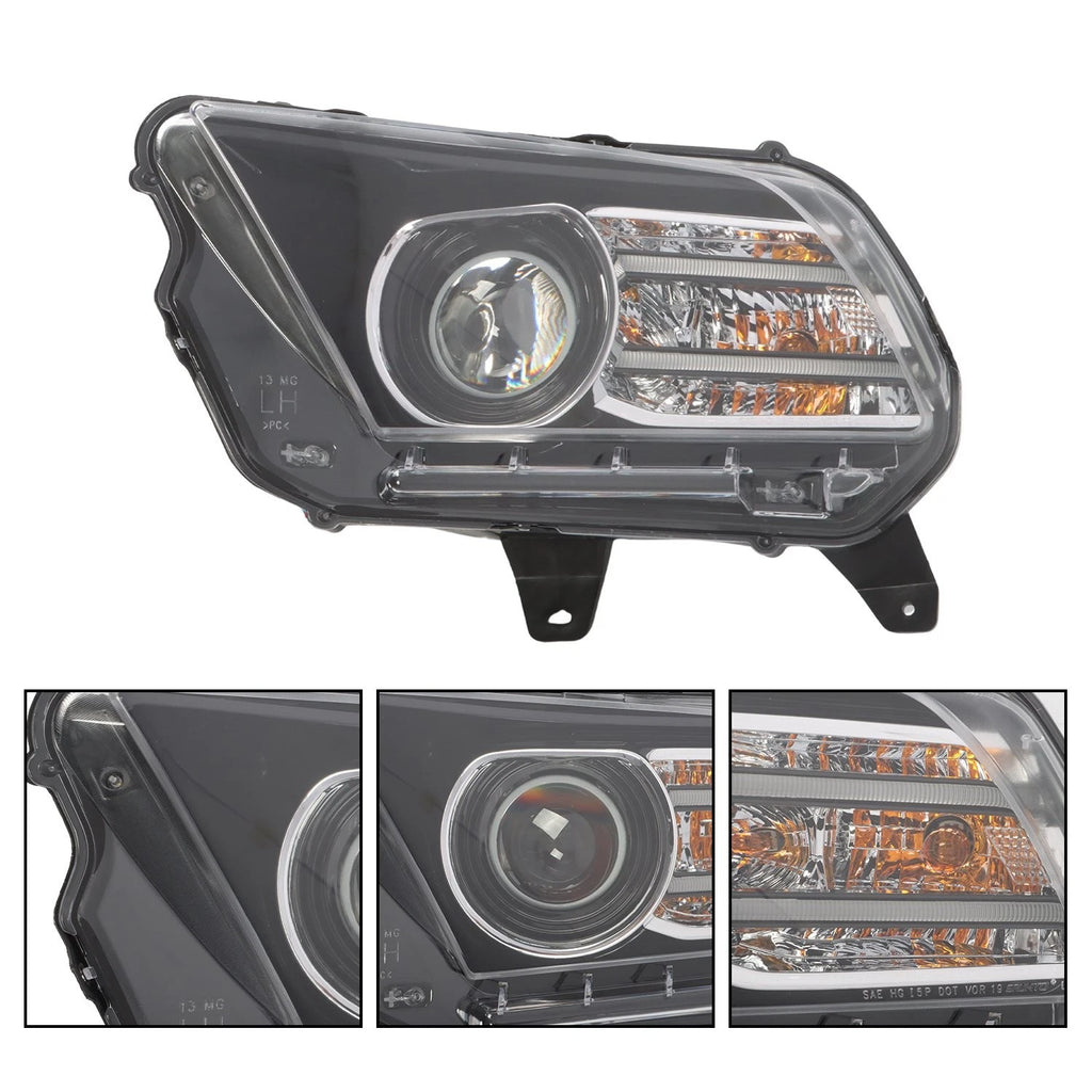 Left Side Headlight Assembly FO2518113 for Ford Mustang (2013–2014)