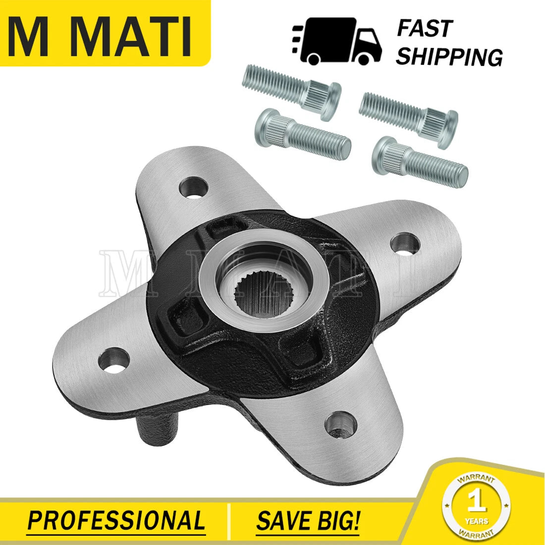 Front/Rear Wheel Hub & Bolts for Polaris Scrambler XP 1000 (2020–2025) 5139177-458