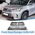 Front Lower Upper Hood Bumper Grille for Toyota Corolla (2020–2022) Black