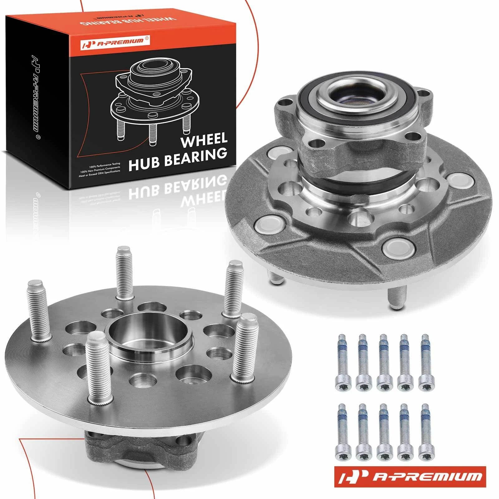 2X Front Wheel Hub & Bearing Assembly for Ford Transit-150 (2015–2019)