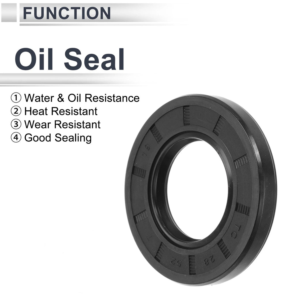 Set of 5 Oil Seal Rotary Shaft Seal TC Ring 28x52x7mm Nitrile Rubber