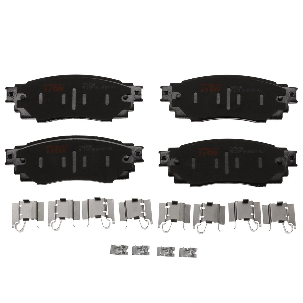 Set of 4 Disc Brake Pads for Toyota Camry (2018–2025)