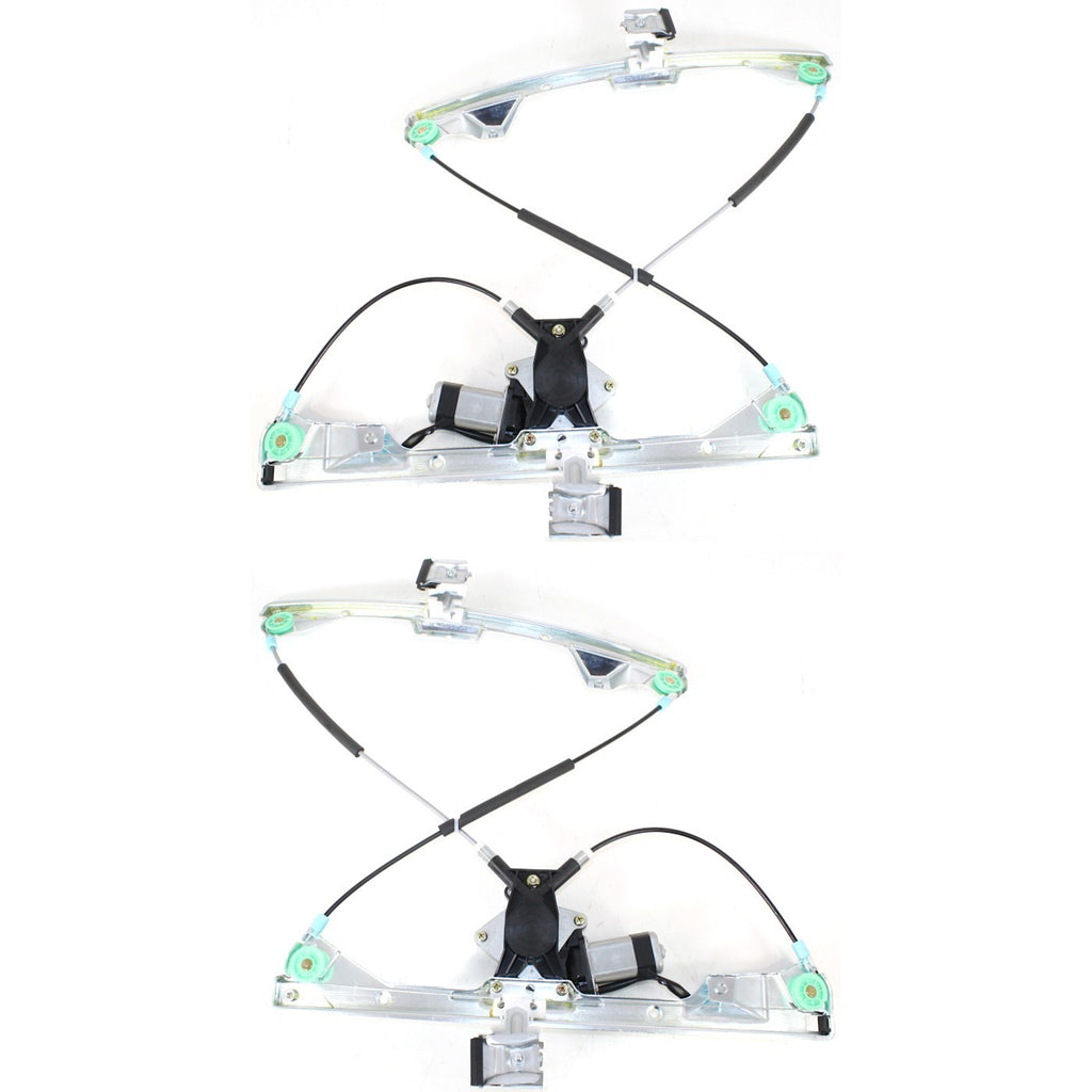 Power Window Regulator Set for Pontiac Grand Prix (2004–2008) Front