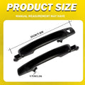 Exterior Door Handle Set for Nissan Frontier (2005–2015) Smooth Black