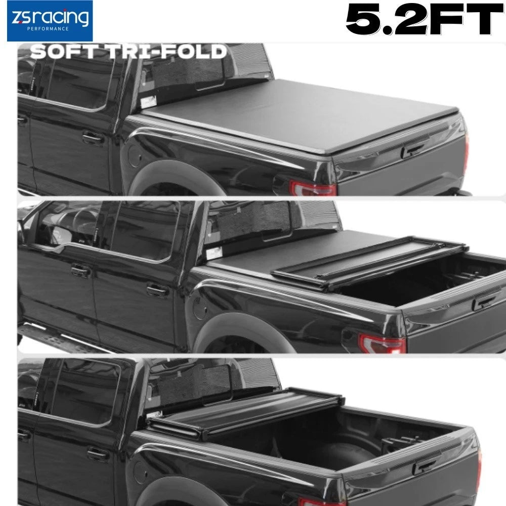 Soft Tri-Fold Tonneau Cover for Chevy Colorado/GMC Canyon (2015–2024)