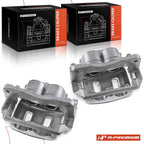 Pair Front Disc Brake Calipers for Subaru Outback Forester 