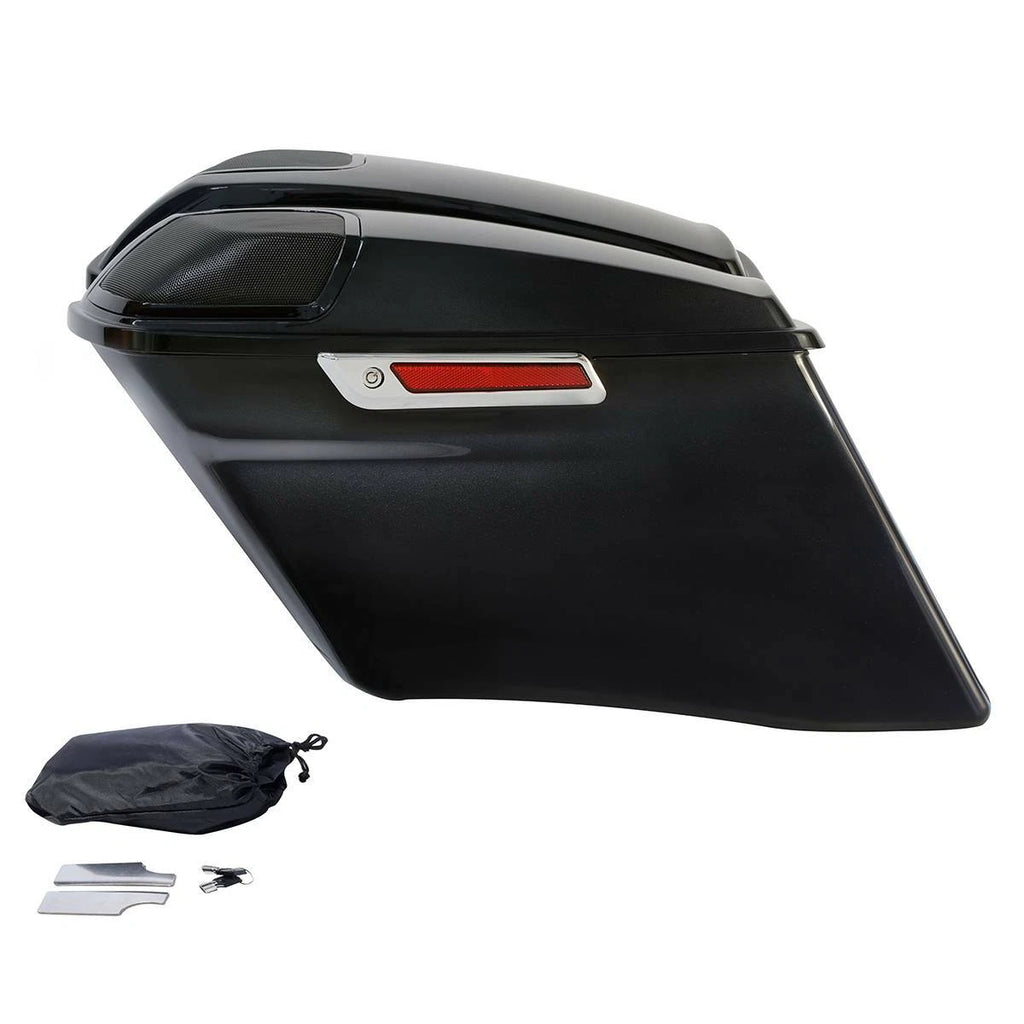 4" Stretched Hard Saddlebags for Harley CVO Road Street Glide (2014–2024)