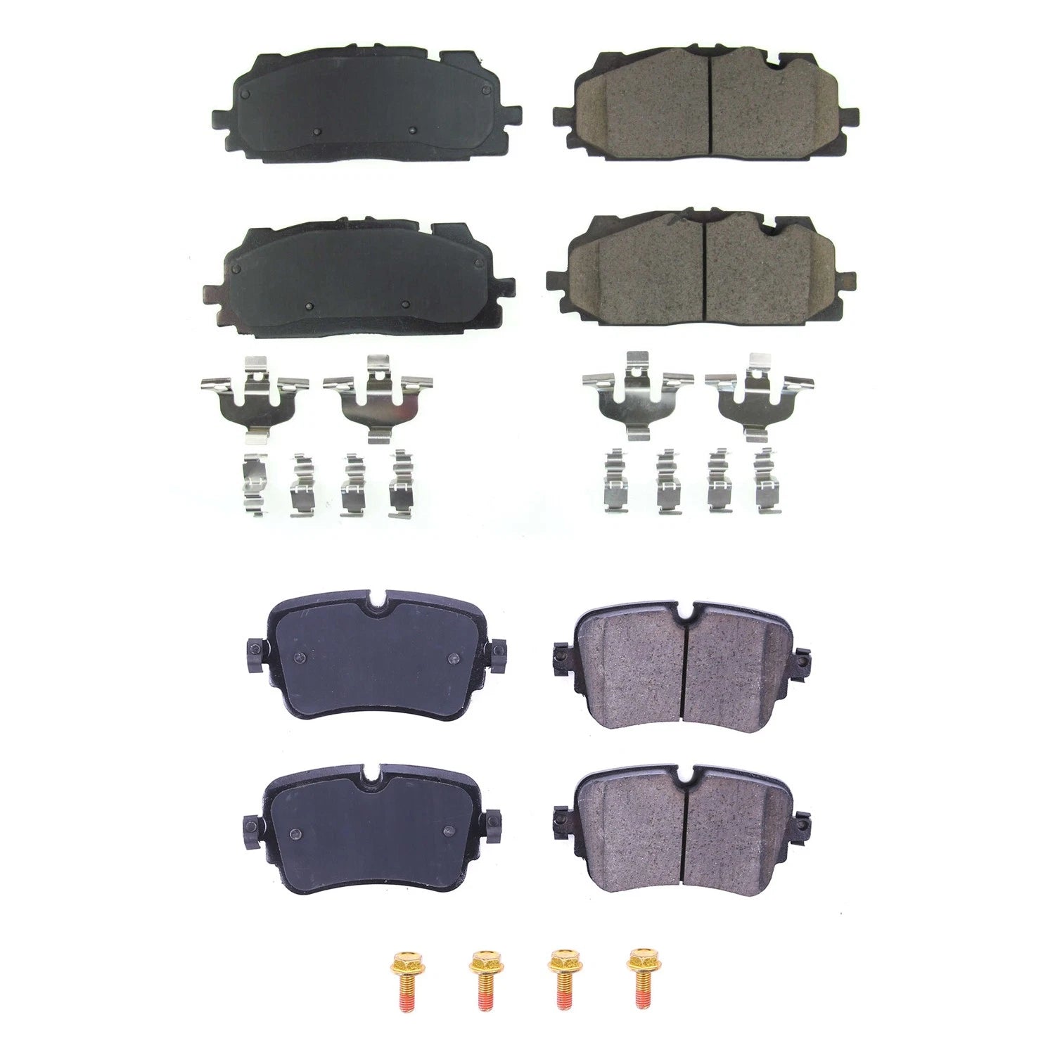 PowerStop Z17 Low-Dust Ceramic Brake Pads Kit for Audi A8 Quattro Q7 (2005–2015)