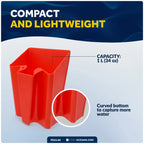 1 Liter Red Marine Scoop Bailer for Optimist Dinghies