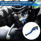 Adjustable Short Brake Clutch Levers for Suzuki GSX-8R (2023–2025) - Blue