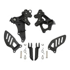 Black Rider Driver Footrests Bracket for Suzuki GSXR600 GSXR750 (2006-2010)