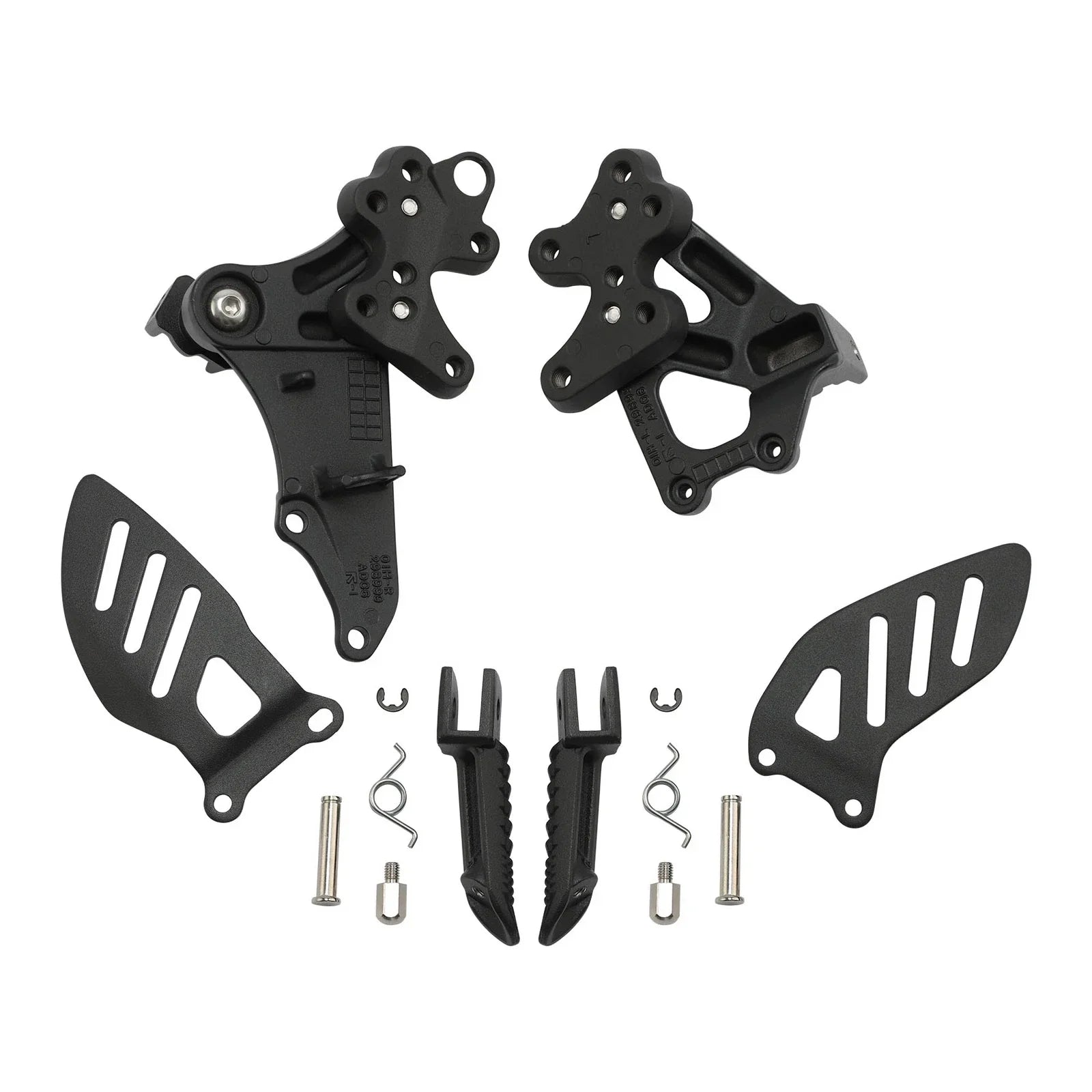 Black Rider Driver Footrests Bracket for Suzuki GSXR600 GSXR750 (2006-2010)