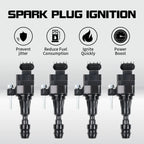 Set of 4 Ignition Coils for Buick Regal, Chevrolet Cobalt, HHR, Pontiac G5 (UF491)