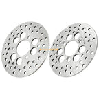 2x Front Brake Discs Rotor for Kawasaki Lakota 300 (1995–2003) KEF300A KEF300B