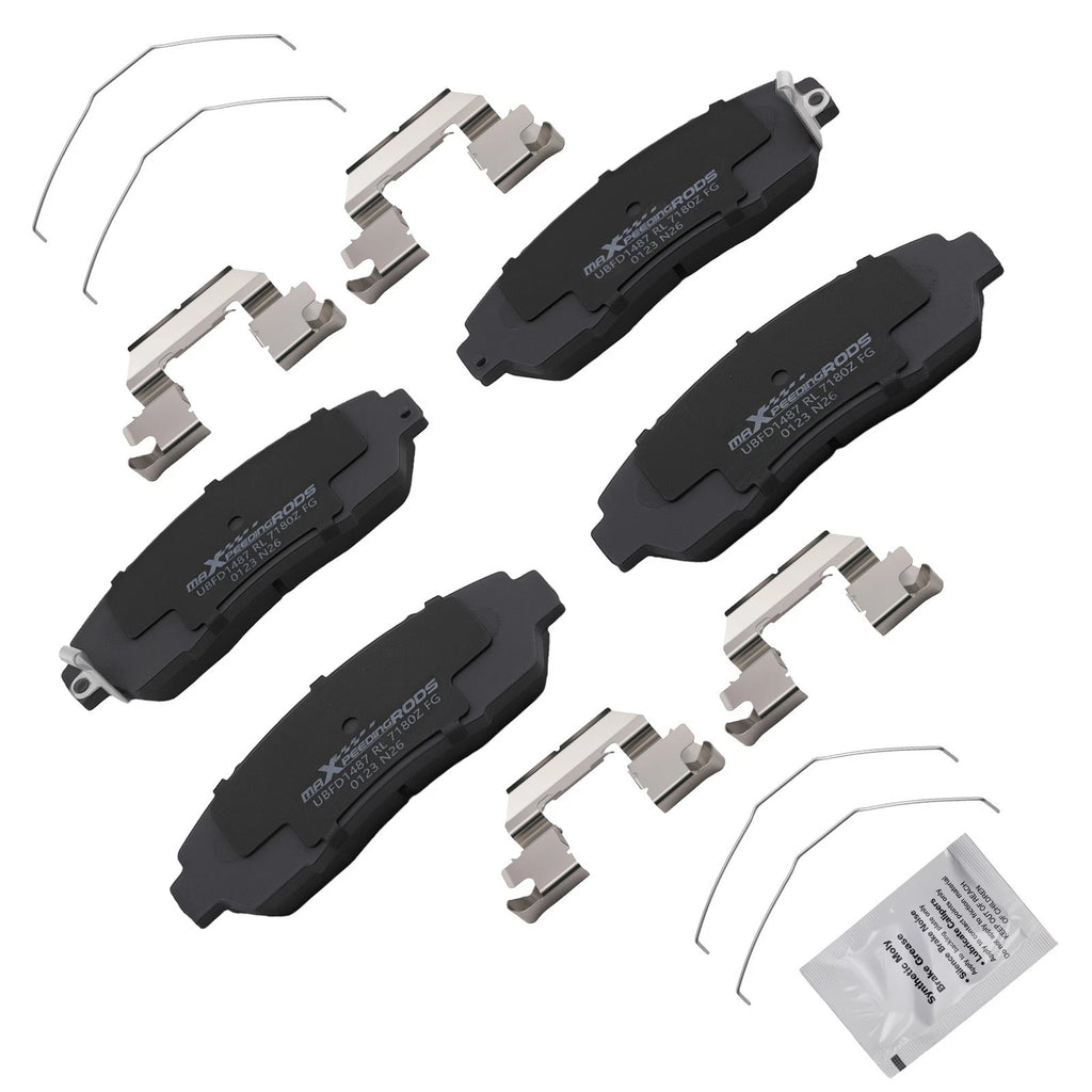 Front Ceramic Brake Pads Kit for Acura RDX/TLX (2019–2025) w/Hardware