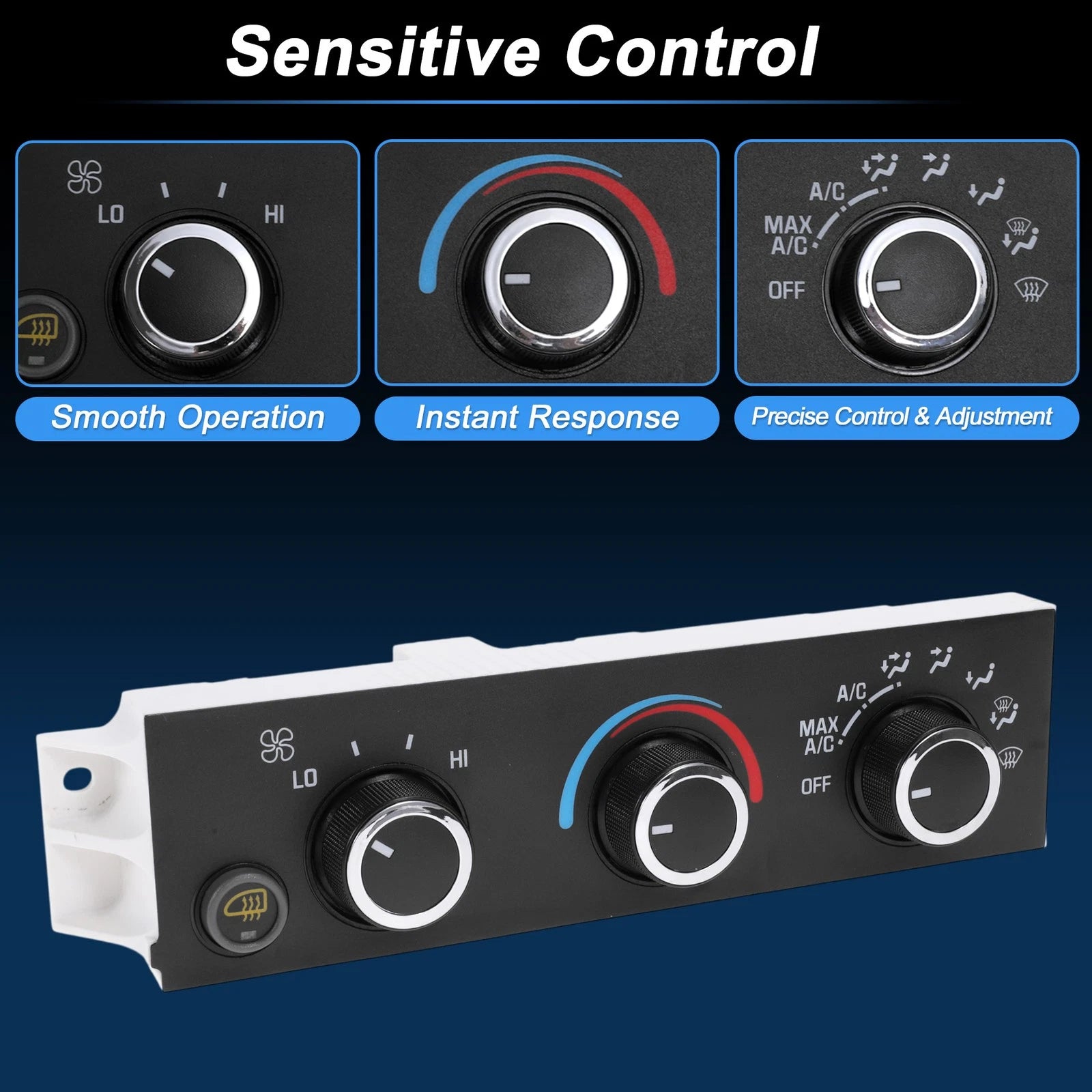 A/C Heater Climate Control Switch Module for Chevrolet Express (1996–2023) No.599-294
