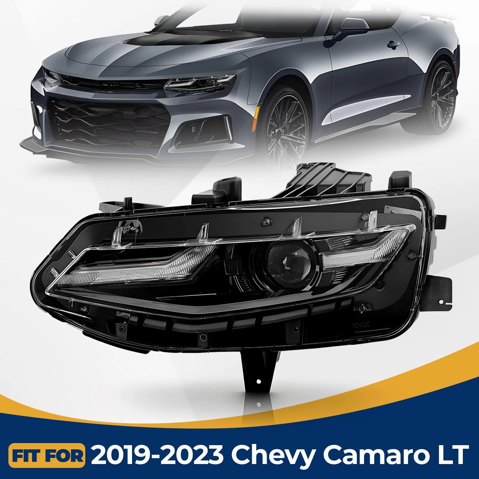 Full LED Headlight for Chevy Camaro LT (2019–2024) - Left Driver Side