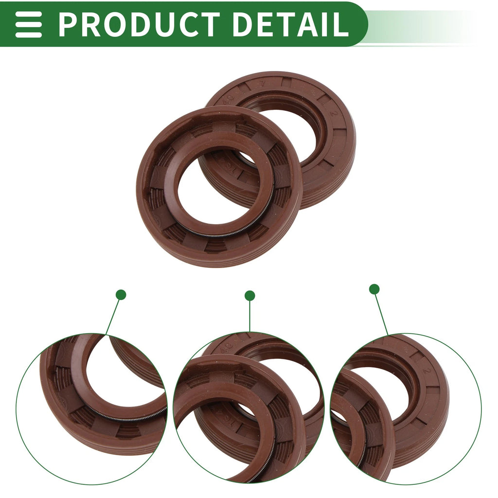Oil Seal FKM Rubber 22x40x7mm for Various Models (5 Pcs)