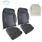 Front Driver Seat Cover Set for Jeep Wrangler (2007-2012) - Black Foam