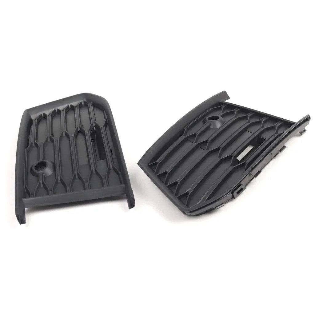 Pair Black Bumper Lower Side Grill Cover for Audi A6 S Line S6 (2019–2024)