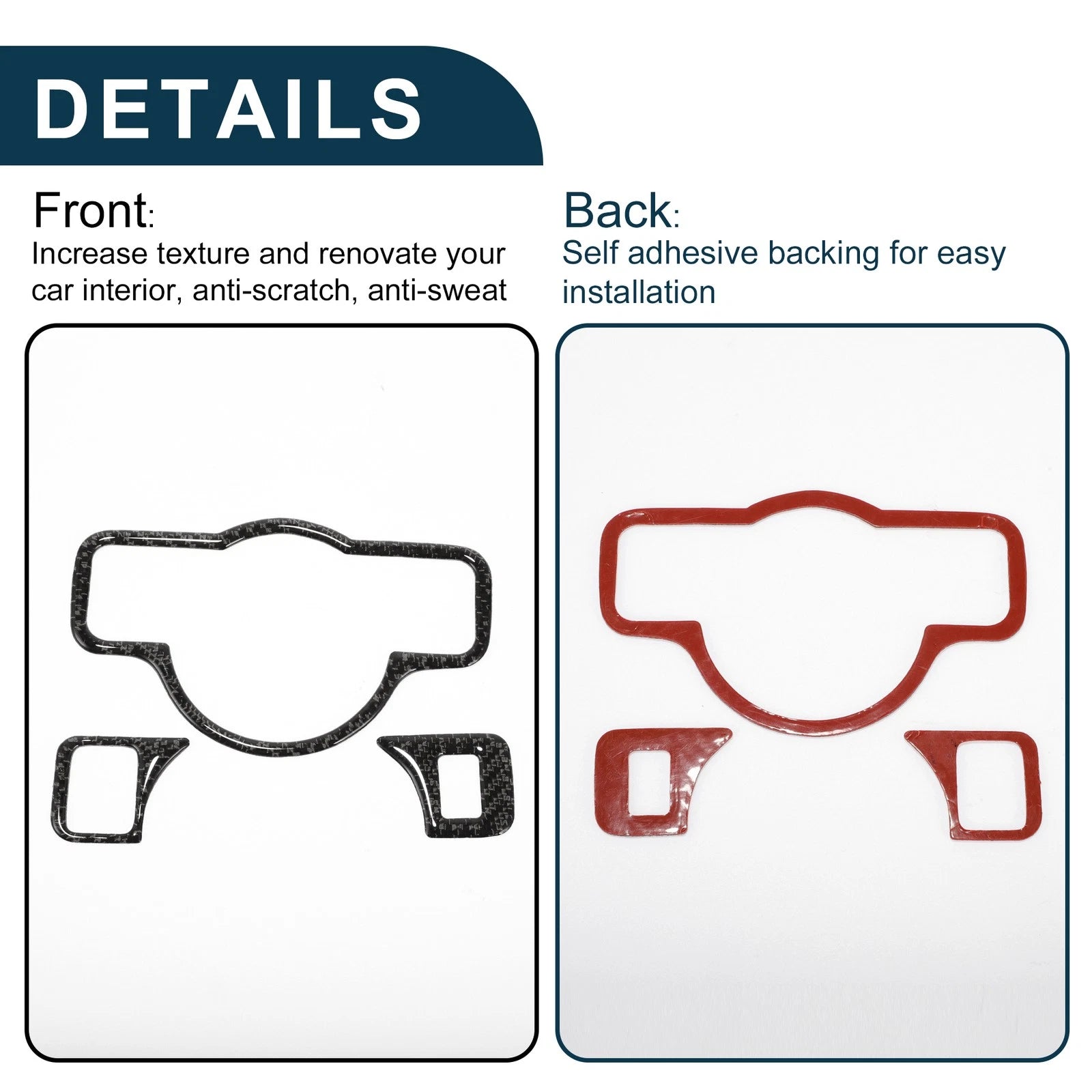 Headlight Switch Cover Sticker for Mercedes-Benz A B C E G Class CLA (Type-C)