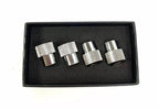 Valve Stem Caps Premium Chrome for Dodge Hemi Logo (Fits Multiple Models)