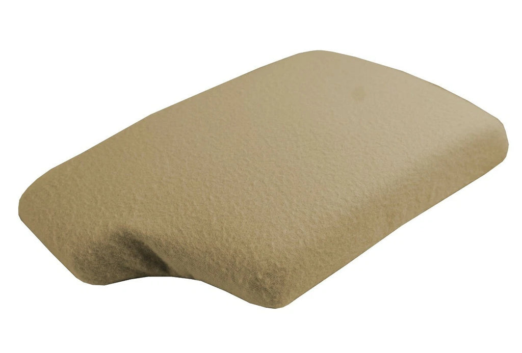 Fleece Console Lid Armrest Cover for BMW E90 (2005–2013) Beige