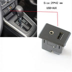 USB & AUX Interface Panel Socket for Nissan Versa Note & Versa (2015-2017)