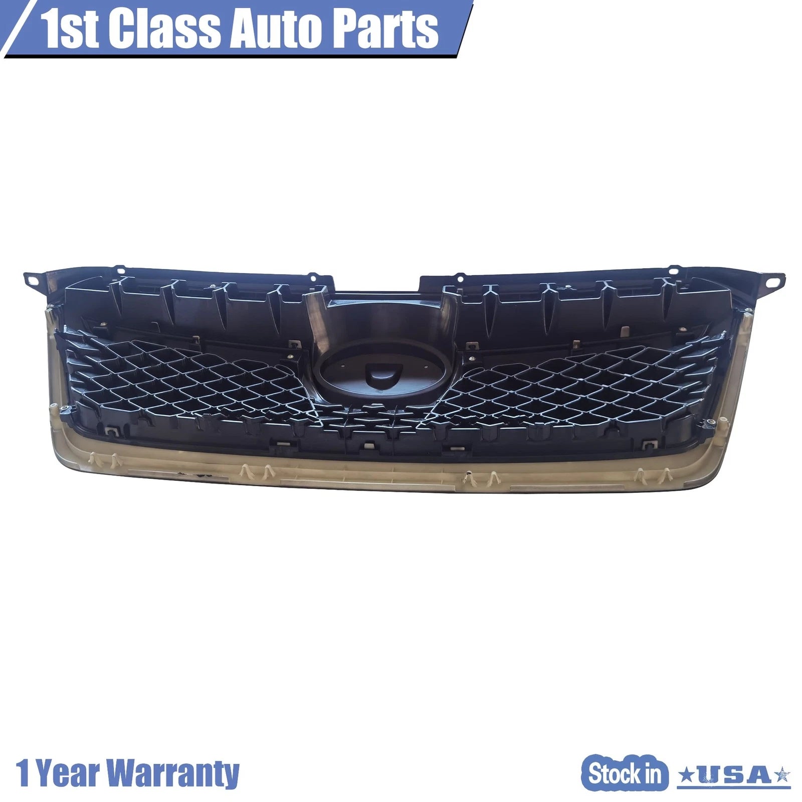 Grille Assembly for Subaru XV Crosstrek (2013-2015) Glossy Black Trim
