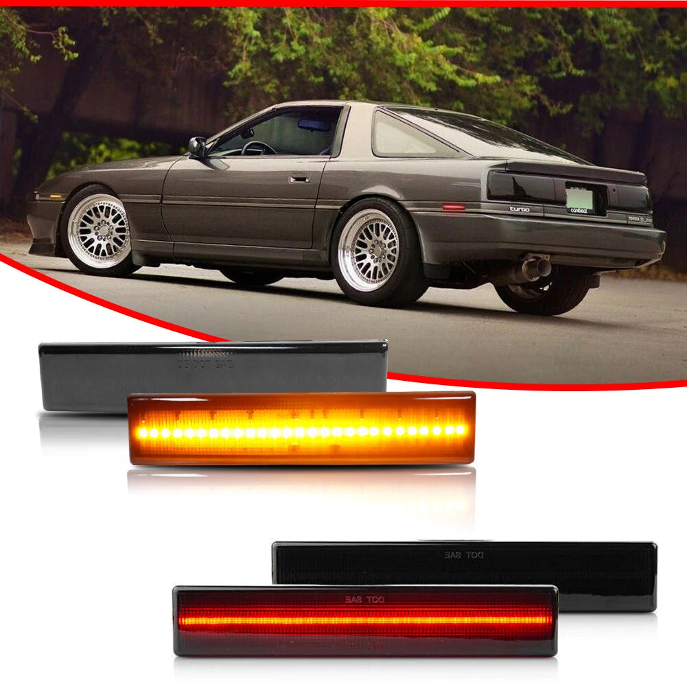 Set of 4 LED Side Marker Lights for Toyota Supra MK3 (1986–1992)