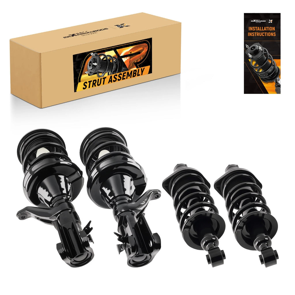 Set of 4 Front & Rear Struts for Honda Civic (2003–2005) 172185, 172186, 171340L