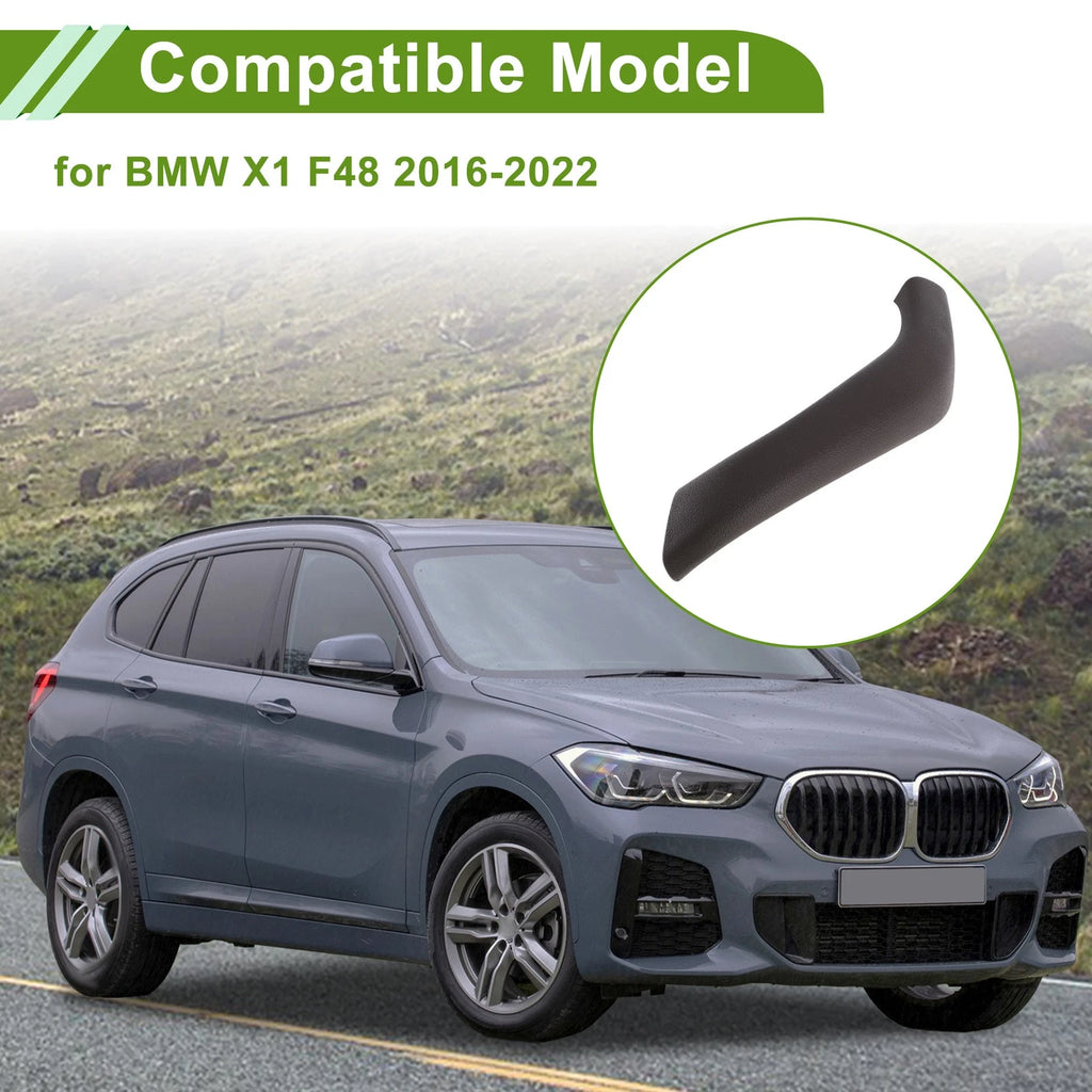 Door Panel Handle Pull Trim Cover for BMW X1 F48 (2016–2022) No. 51417468713 Deep Brown