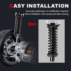 Front Pair Strut Assembly with Coil Spring for Dodge Nitro (2007-2020) & Jeep Liberty (2002-2012)