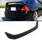 Black Trunk Rear Spoiler for Honda Civic (2001–2005)