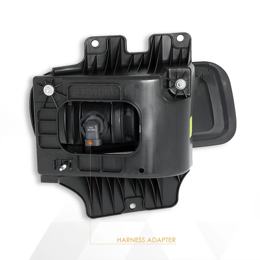 LED Projector Headlights for Chevy Trailblazer (2002–2009) Black Housing
