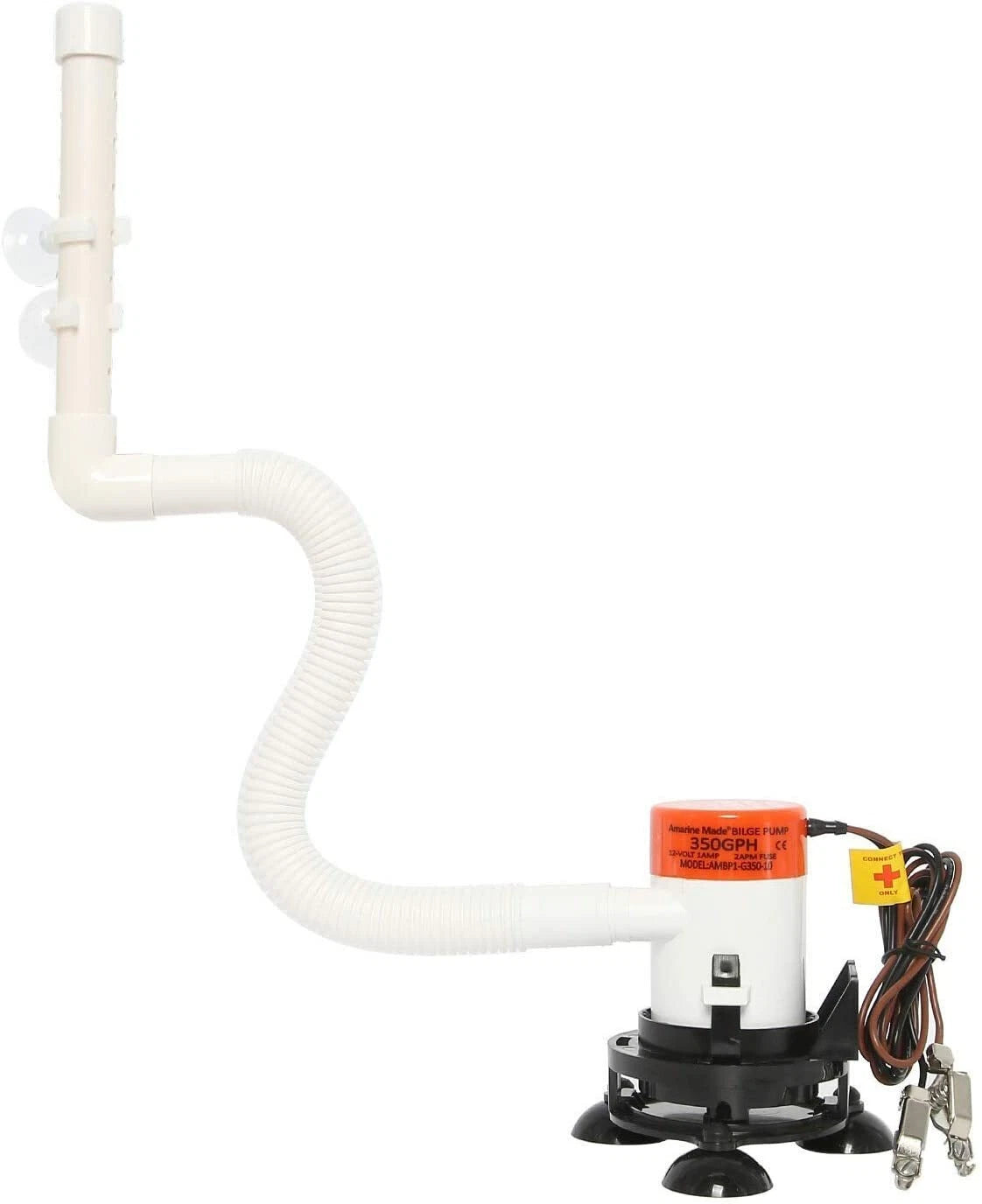 12V 350 GPH Marine Livewell Aeration Pump for Boats