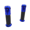 7/8" Blue CNC Rubber Handlebar Grip for Honda CB1000R CB600F CBR CBF125
