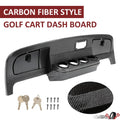 Dash Assembly Cover for EZGO TXT Medalist Golf Cart (1994–2013) Carbon Fiber Style