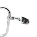 Chrome Furious Flame 3" Stem 1.25" Foot Peg for Honda Shadow Harley Road King
