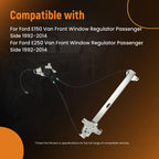 Electric Window Regulator with Motor Front Right for Ford E150/E250/E350 (1992–2014)