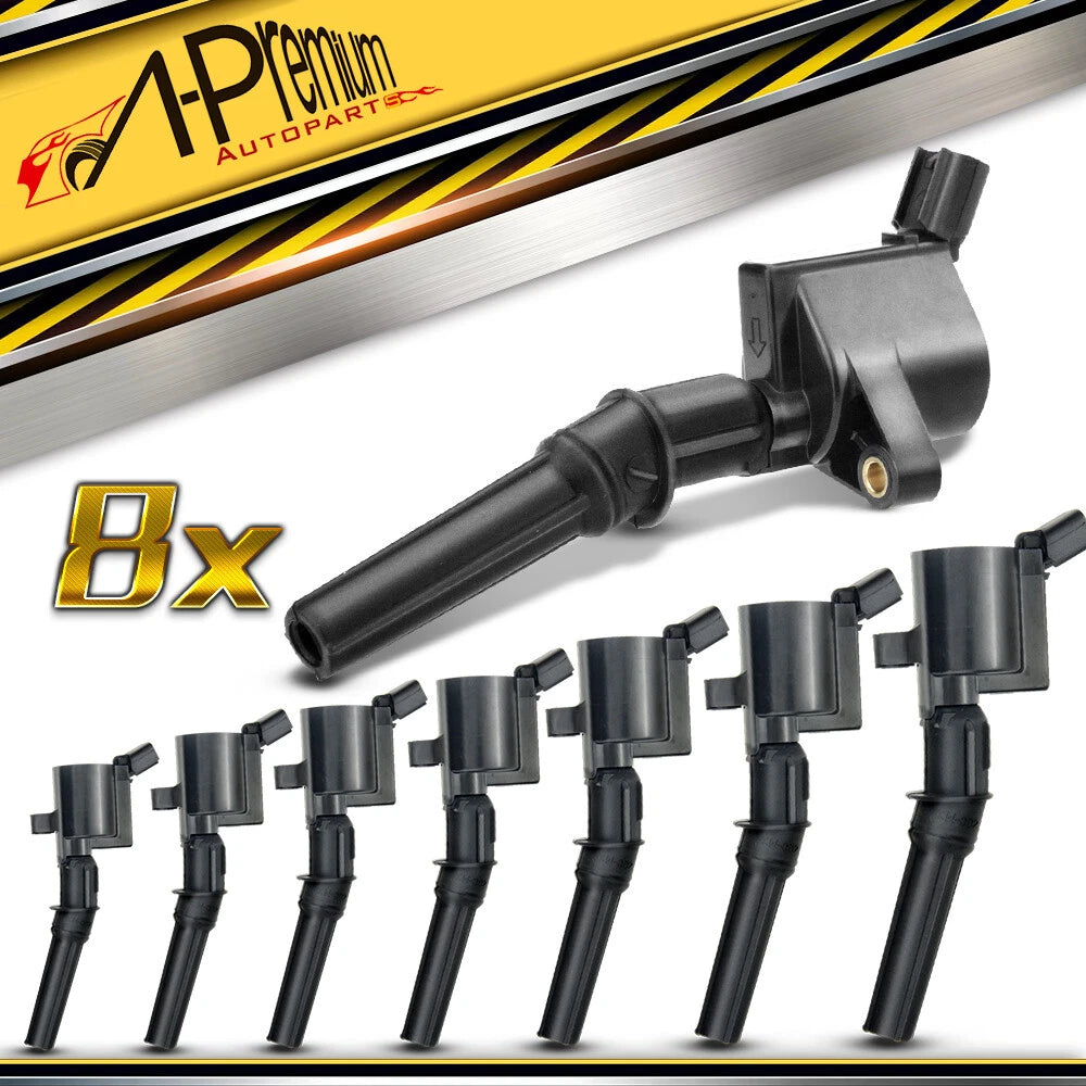 Set of 8 Ignition Coils for Ford F150 F250 F350 E150 Explorer Lincoln Mercury