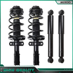 2x Front Complete Struts & 2x Rear Shock Absorbers for Saturn Ion (2003–2007)