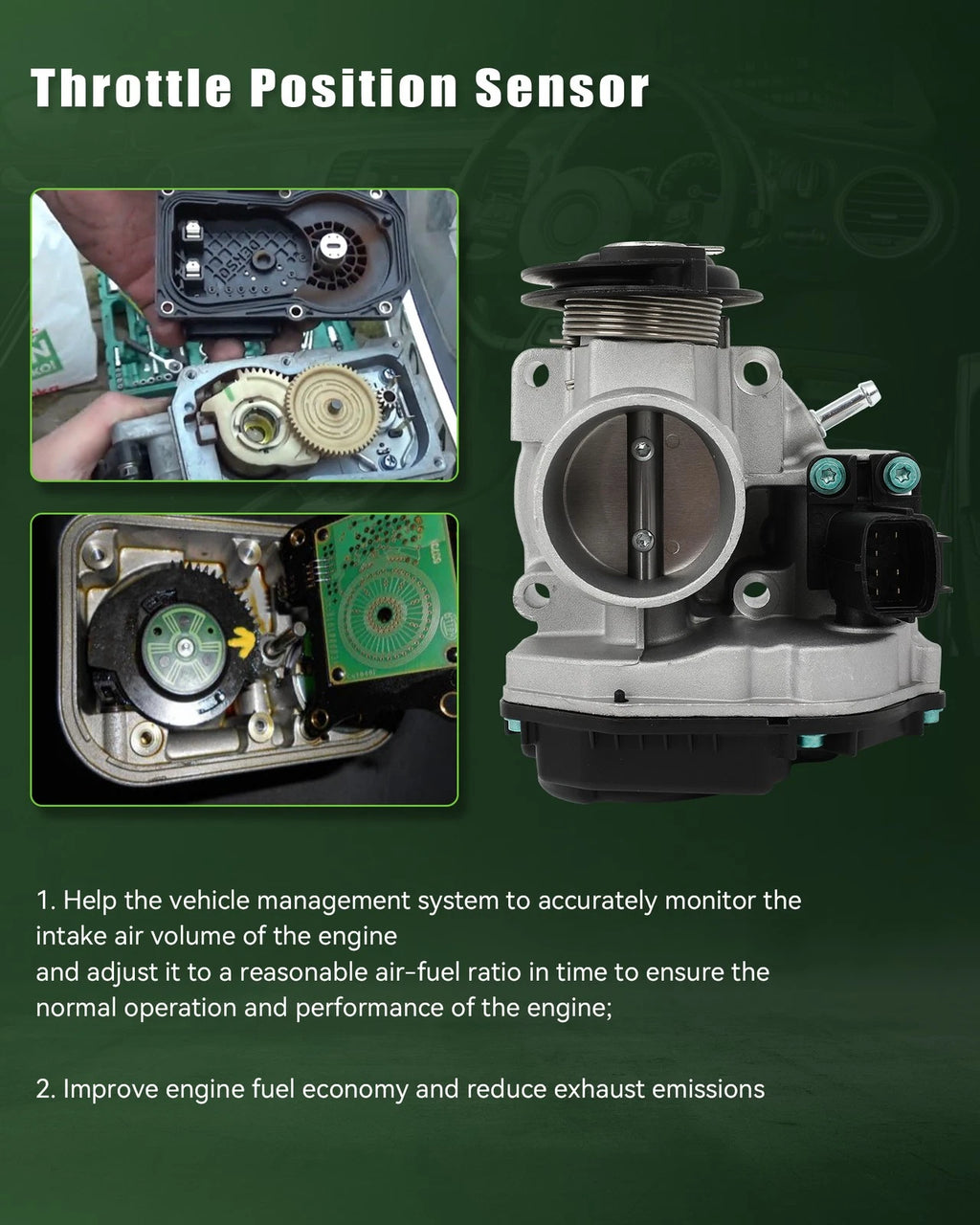 Throttle Body for Chevrolet Matiz (2011–2015) & Spark (2011) 1.0L 1.2L
