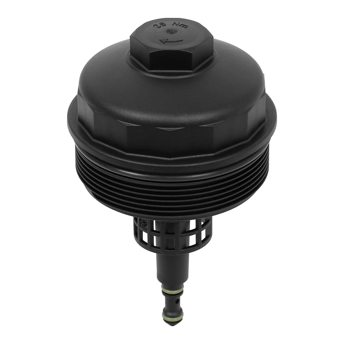 Black Oil Filter Cap Cover 11421744000 for BMW E88 E90 E60 E63 (2007–2013)