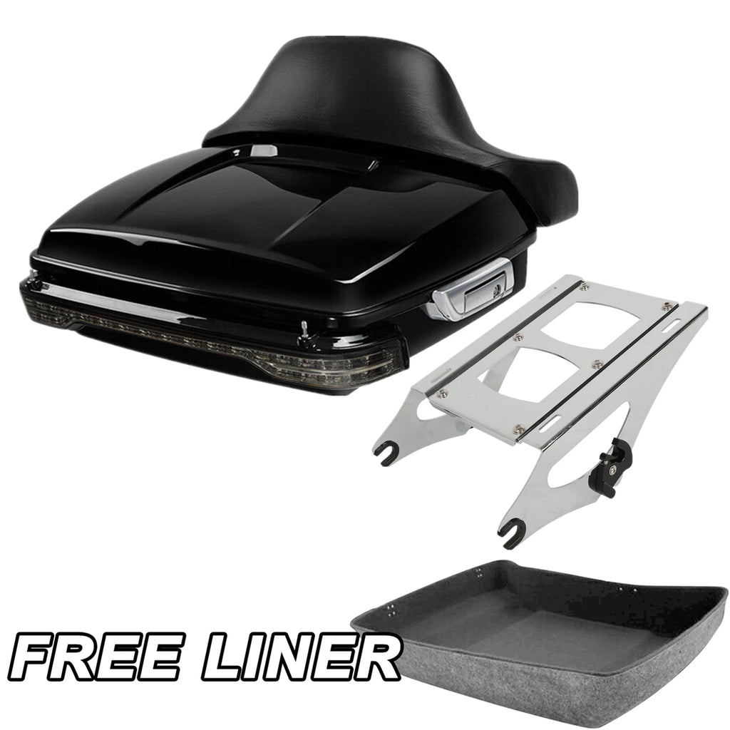 Chopped Trunk Pad Tail Light Mount Rack for Harley Road Glide (2014–Present)